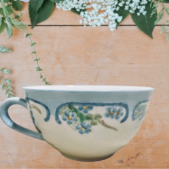 Cup and Saucer with Forget-Me-Not Flowers, by Seltmann Weiden K, Bavaria - Picture 3 of 8